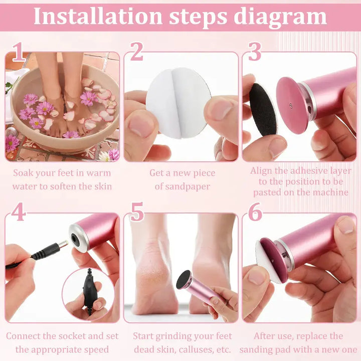 Professional Foot Skin Callus Remover LuxeDew