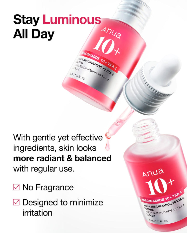 Anua Niacinamide 10% + TXA 4% Serum LuxeDew