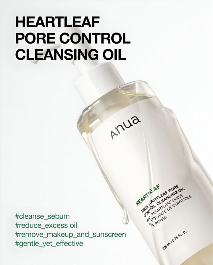 Anua Heartleaf Pore Control Cleansing Oil LuxeDew