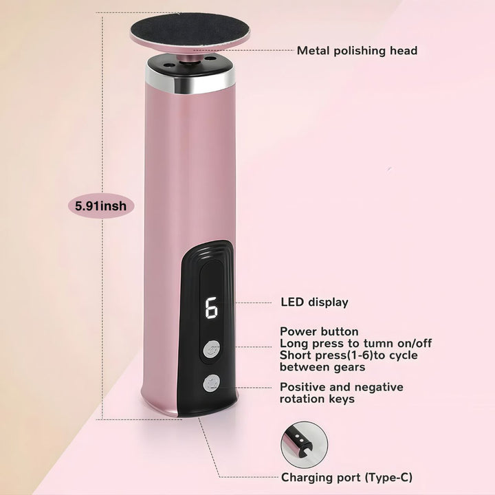 2 in 1 Electric Foot & Nail Care Tool